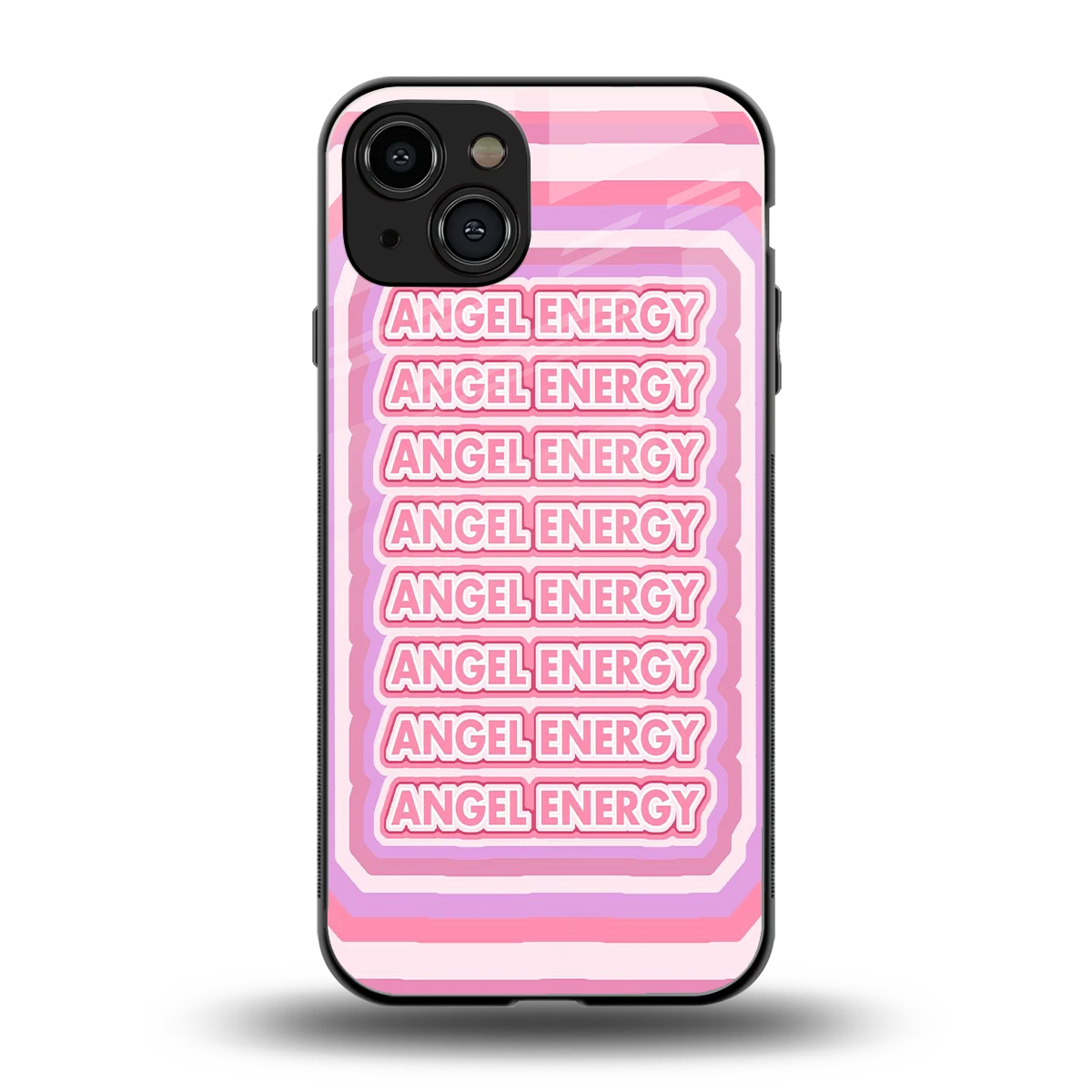 Angel Energy back phone cover | glass case for iphone 15