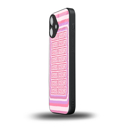 Angel Energy iphone 16 plus mobile cover | shockproof glass phone case