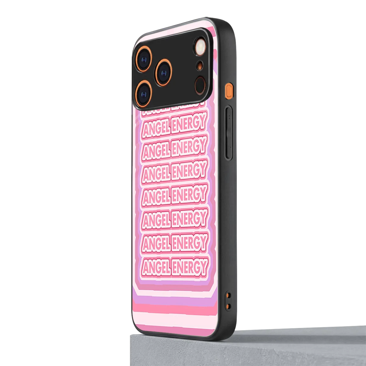 Angel Energy iphone 17 pro mobile cover | shockproof glass phone case