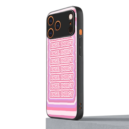Angel Energy iphone 17 pro mobile cover | shockproof glass phone case