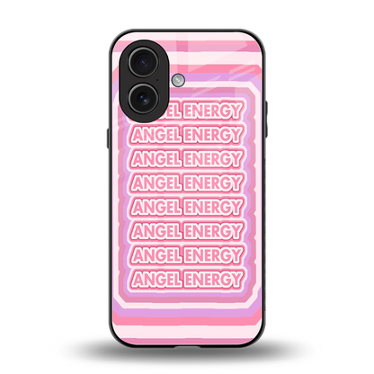 Angel Energy back phone cover | glass case for iphone 17