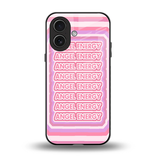 Angel Energy back phone cover | glass case for iphone 17