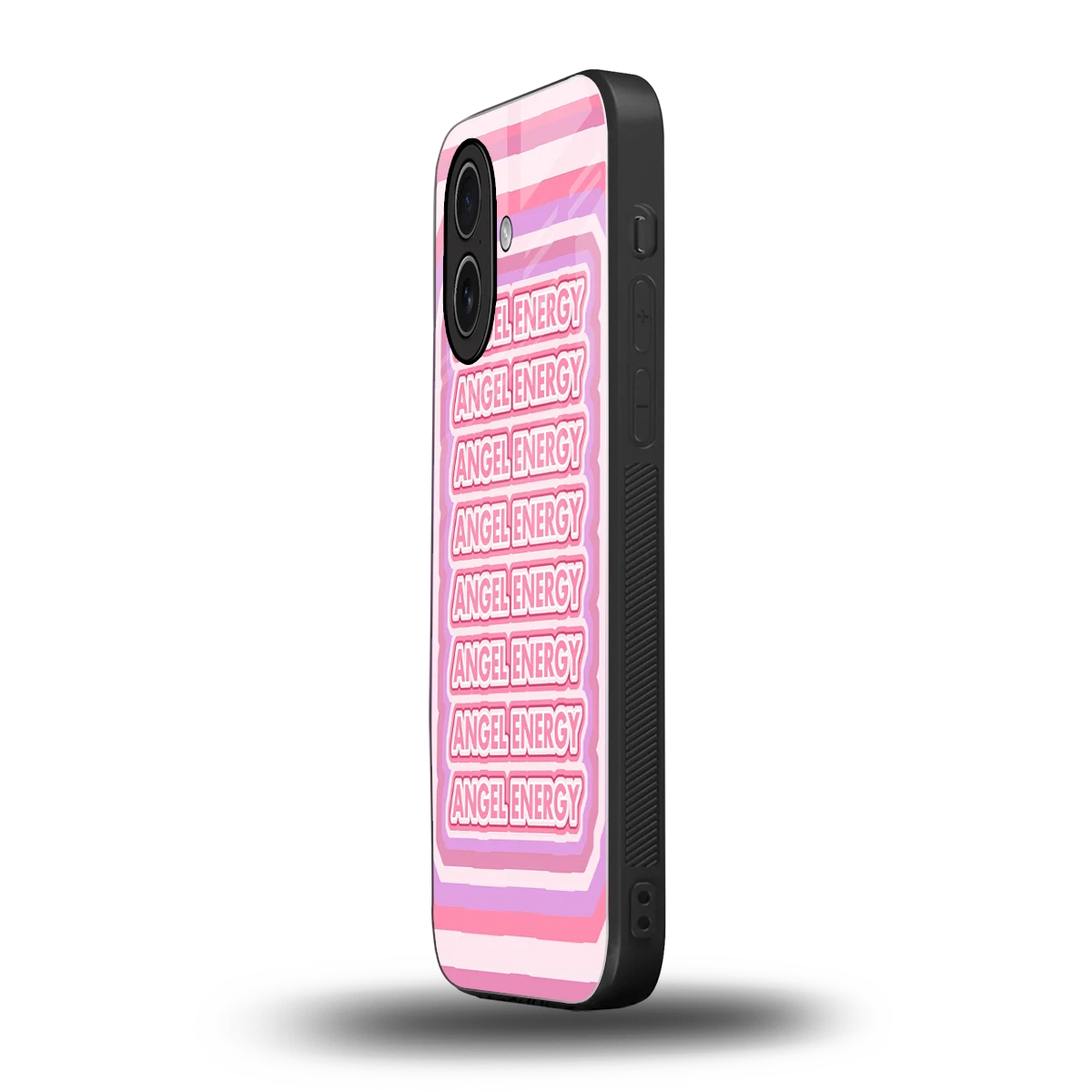 Angel Energy iphone 17 mobile cover | shockproof glass phone case