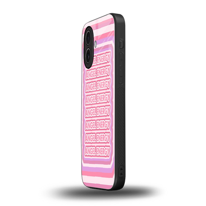 Angel Energy iphone 17 mobile cover | shockproof glass phone case