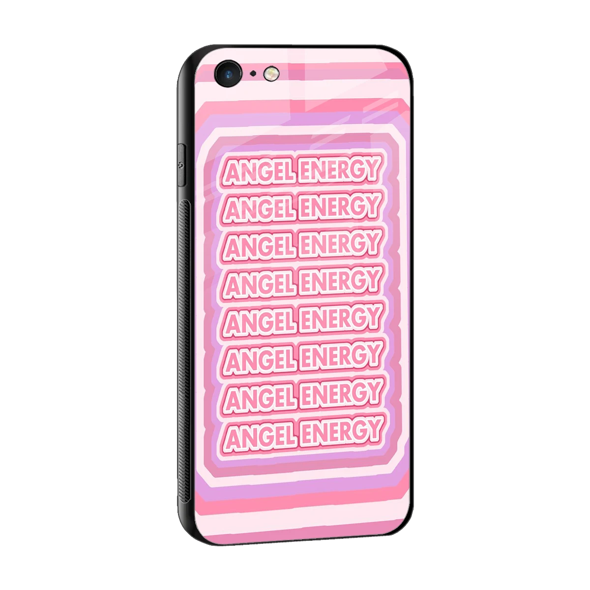 Angel Energy sleek iphone 6 cover with tempered glass back and TPU edges