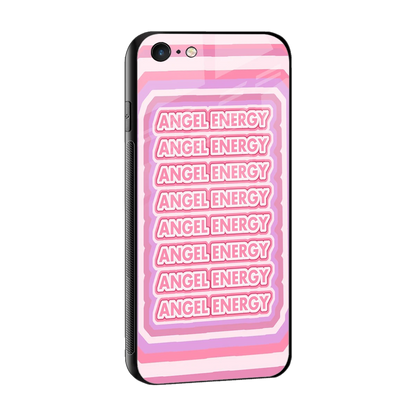 Angel Energy sleek iphone 6s cover with tempered glass back and TPU edges
