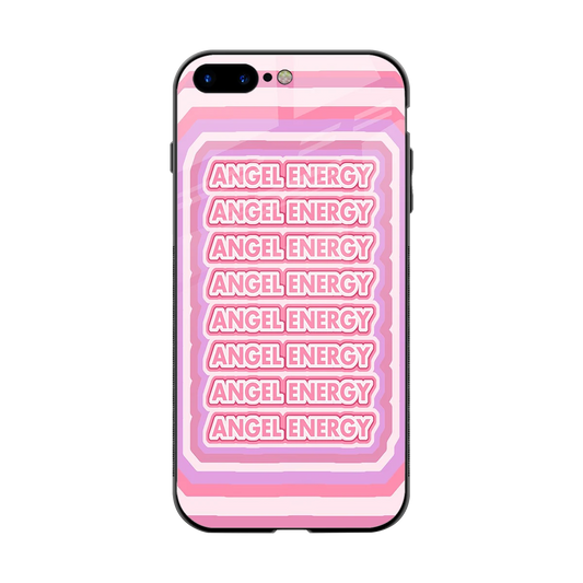 Angel Energy back phone cover | glass case for iphone 7 plus