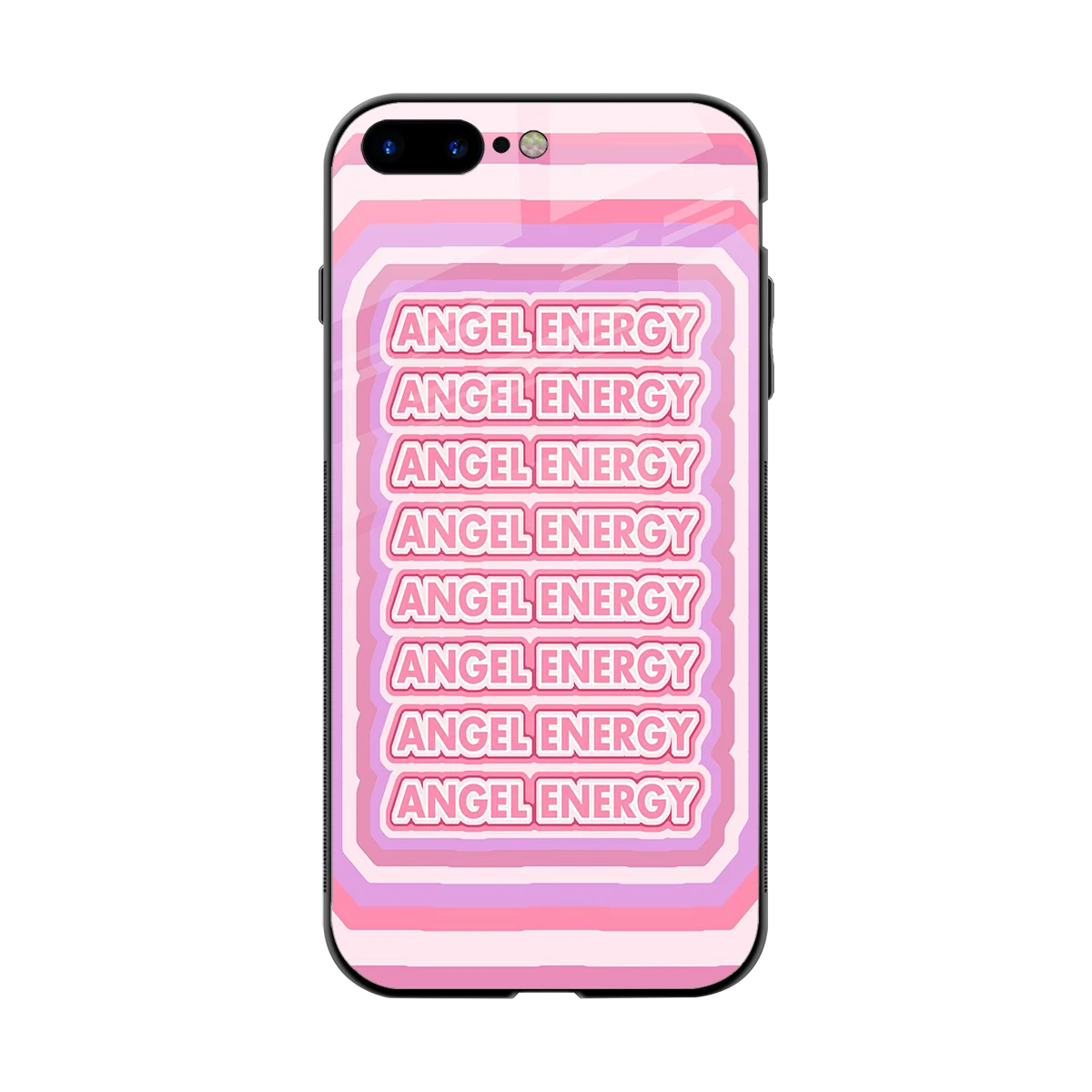 Angel Energy back phone cover | glass case for iphone 8 plus