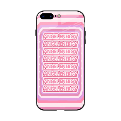 Angel Energy back phone cover | glass case for iphone 8 plus