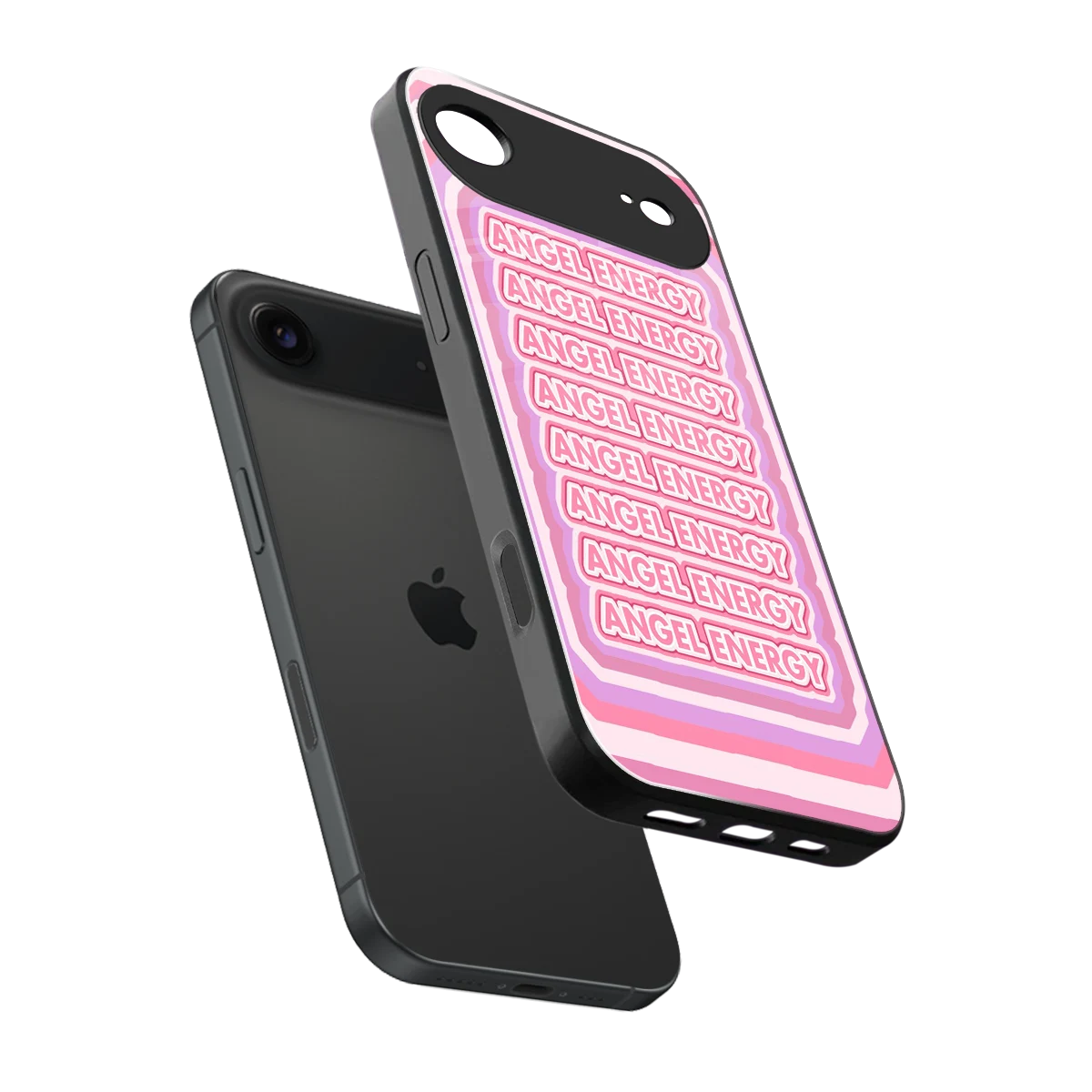Angel Energy sleek iphone air cover with tempered glass back and TPU edges