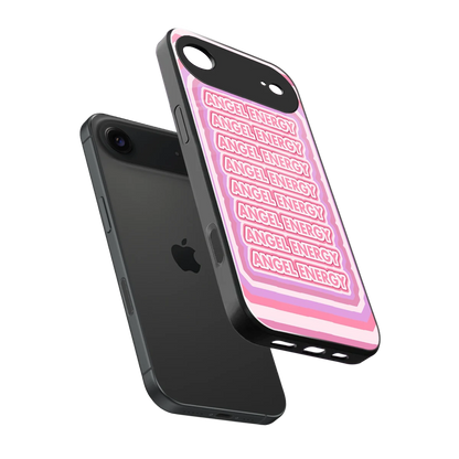 Angel Energy sleek iphone air cover with tempered glass back and TPU edges
