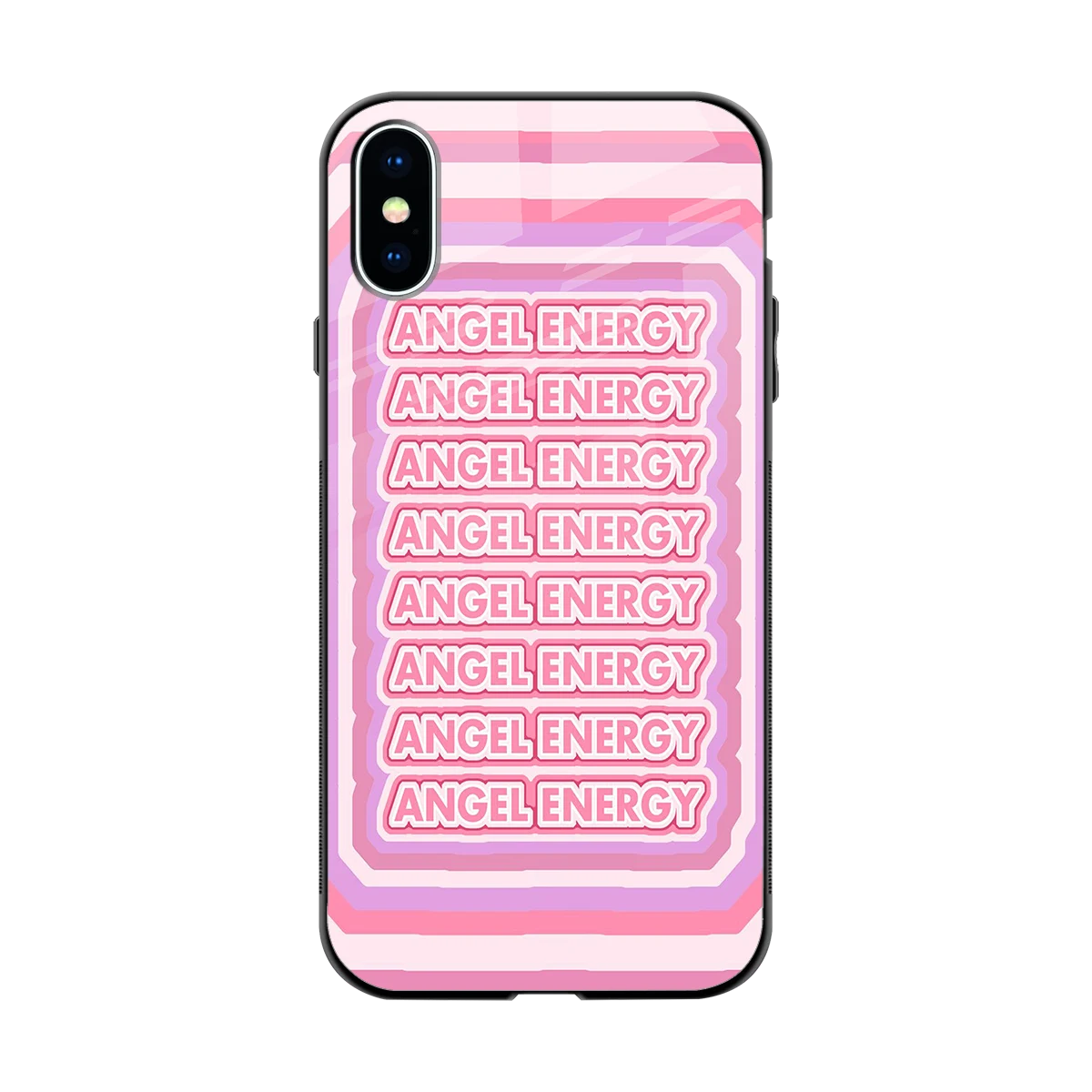 Angel Energy back phone cover | glass case for iphone x