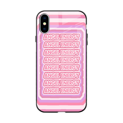 Angel Energy back phone cover | glass case for iphone x