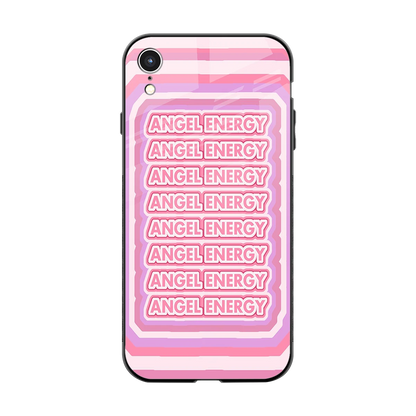 Angel Energy back phone cover | glass case for iphone xr