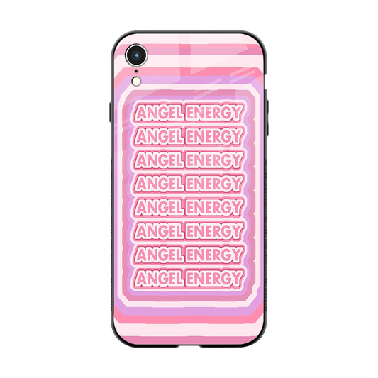 Angel Energy back phone cover | glass case for iphone xr