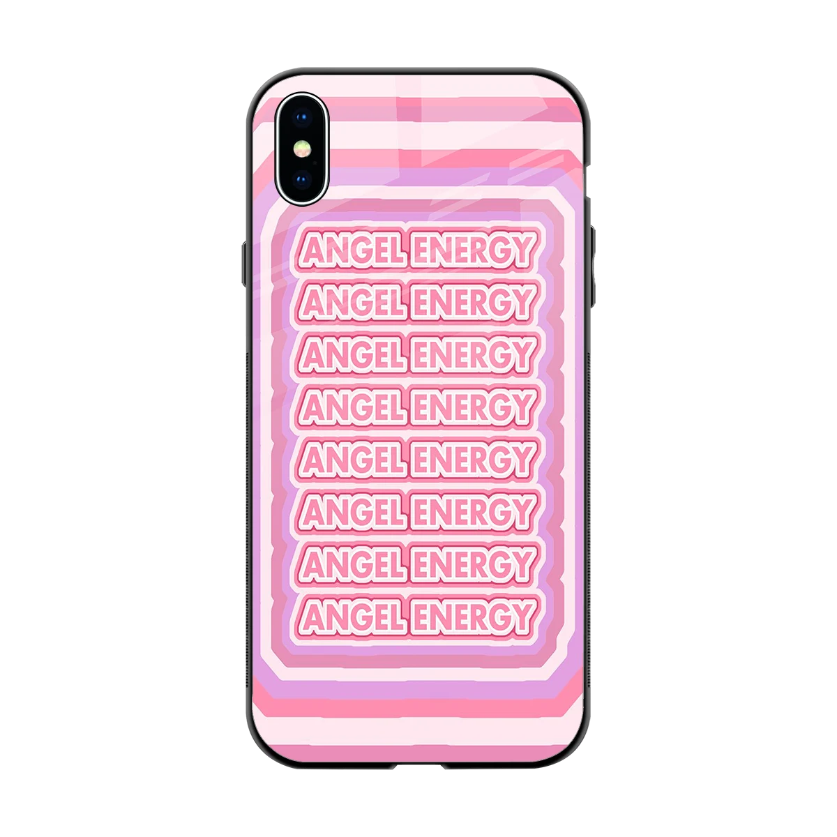 Angel Energy back phone cover | glass case for iphone xs max