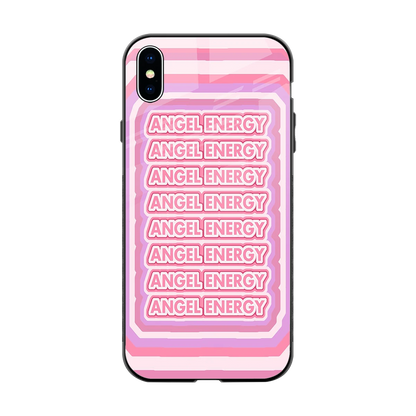 Angel Energy back phone cover | glass case for iphone xs max