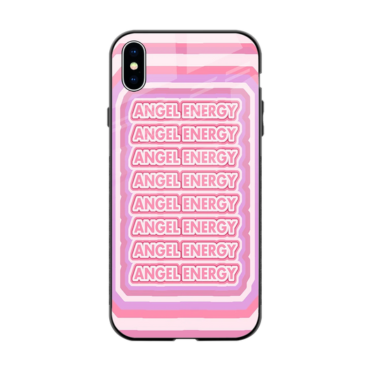 Angel Energy back phone cover | glass case for iphone xs max
