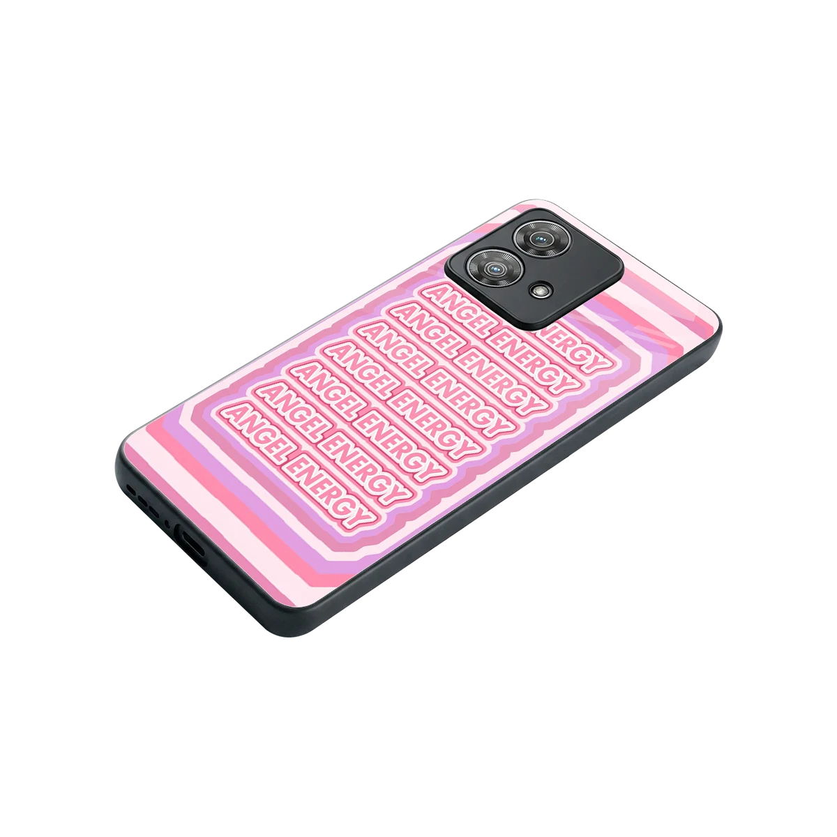 Angel Energy stylish phone case for motorola edge 40 neo 5g | glossy glass and slim fit