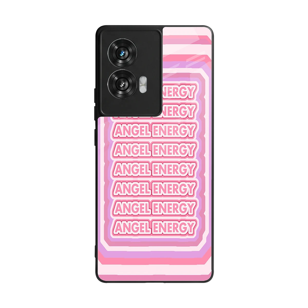 Angel Energy back phone cover | glass case for motorola edge 50 fusion