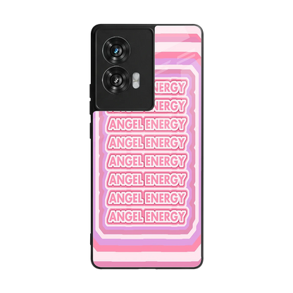 Angel Energy back phone cover | glass case for motorola edge 50 fusion