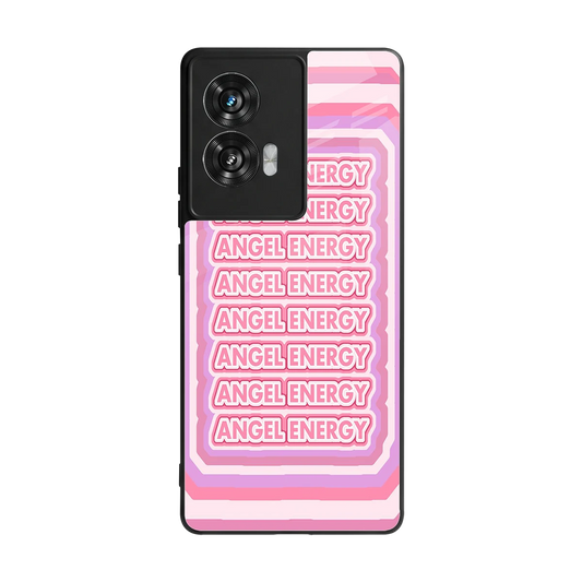Angel Energy back phone cover | glass case for motorola edge 50 fusion