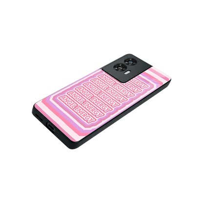 Angel Energy stylish phone case for motorola edge 50 fusion | glossy glass and slim fit