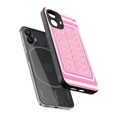 Angel Energy sleek nothing phone 2 cover with tempered glass back and TPU edges