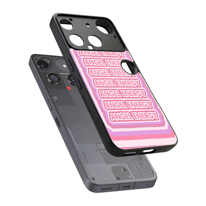 Angel Energy sleek nothing phone 3 cover with tempered glass back and TPU edges