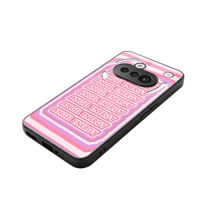 Angel Energy stylish phone case for nothing phone 3a | glossy glass and slim fit