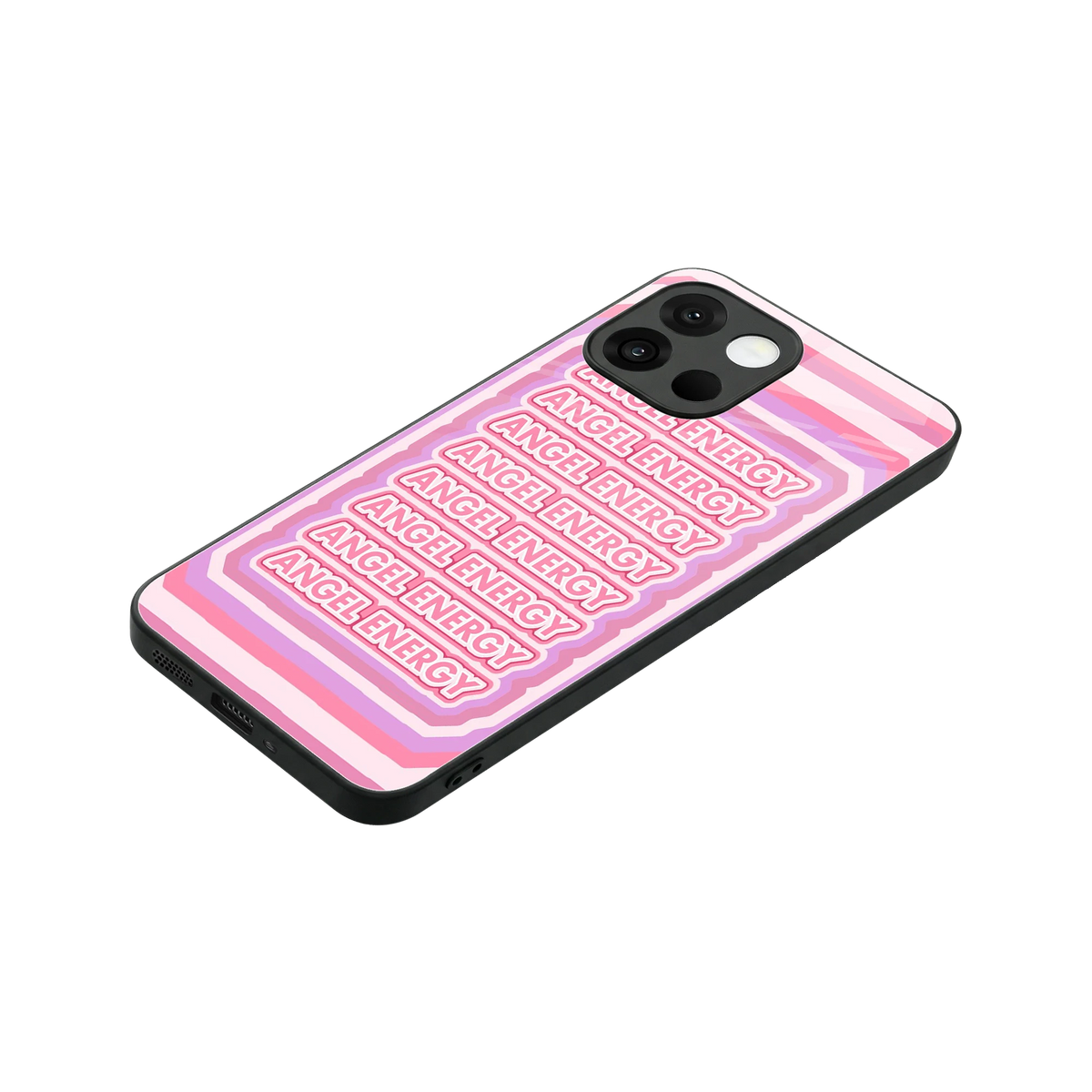 Angel Energy stylish phone case for oneplus 13s | glossy glass and slim fit