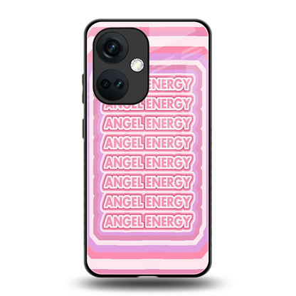 Angel Energy back phone cover | glass case for oneplus nord ce 3