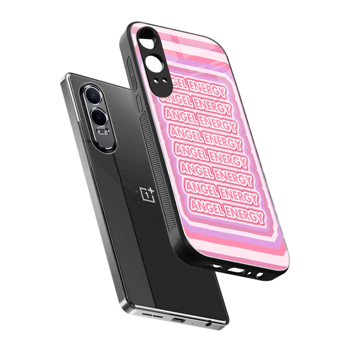 Angel Energy sleek oneplus nord ce 4 lite cover with tempered glass back and TPU edges