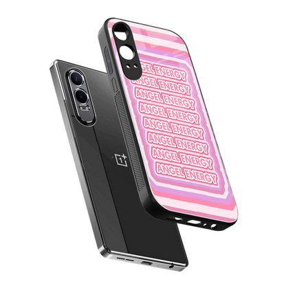 Angel Energy sleek oneplus nord ce 4 lite cover with tempered glass back and TPU edges
