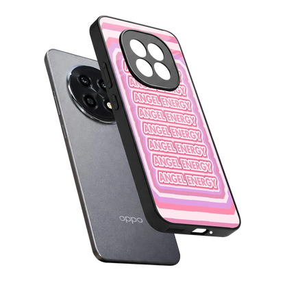 Angel Energy sleek oppo f29 pro 5g cover with tempered glass back and TPU edges
