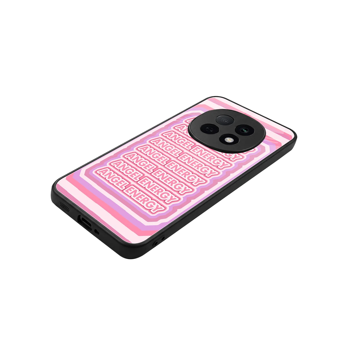Angel Energy stylish phone case for oppo f29 pro 5g | glossy glass and slim fit