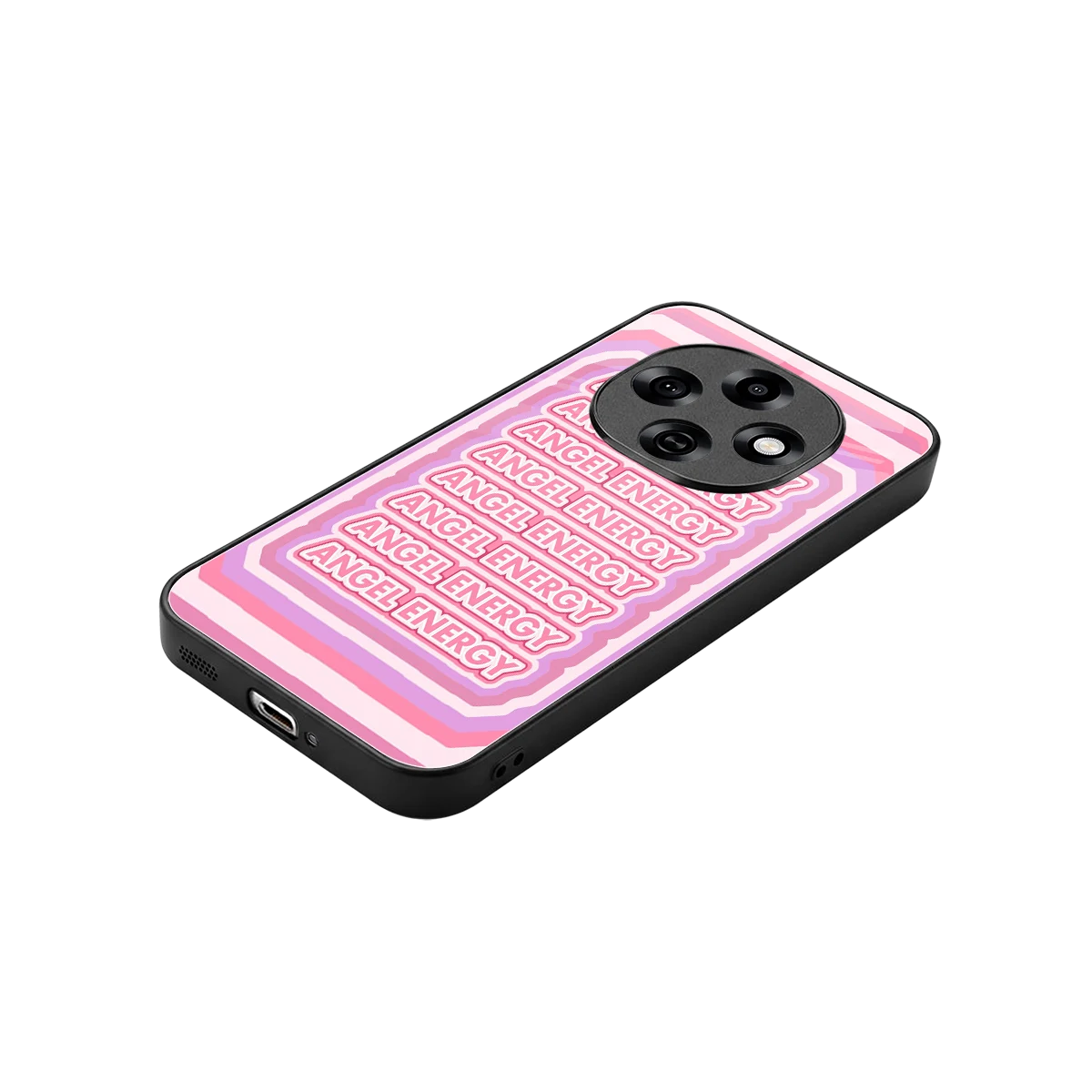 Angel Energy stylish phone case for oppo f31 pro 5g | glossy glass and slim fit