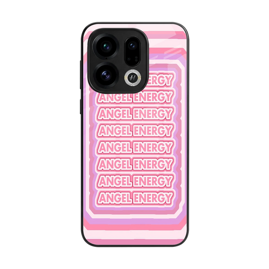 Angel Energy back phone cover | glass case for oppo find x9