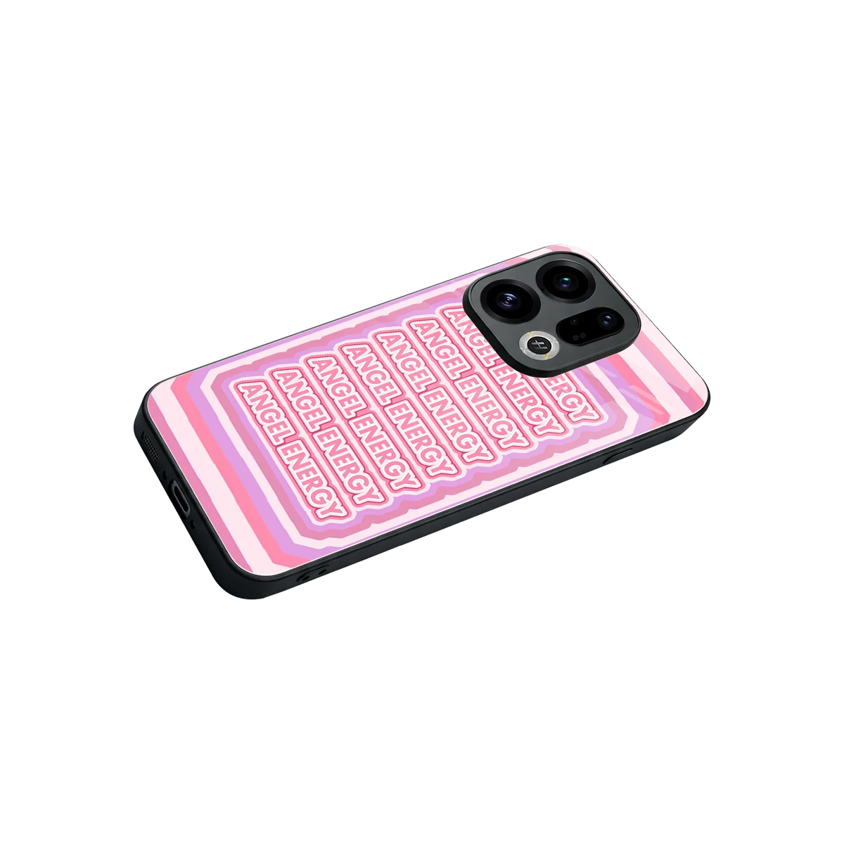 Angel Energy stylish phone case for oppo find x9 | glossy glass and slim fit
