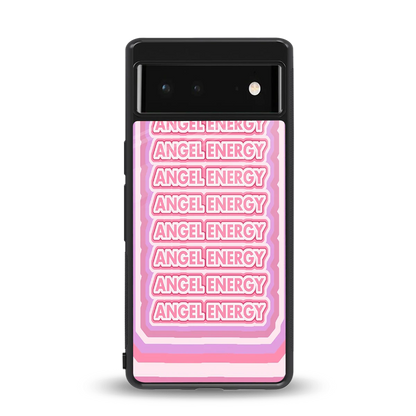 Angel Energy back phone cover | glass case for google pixel 6