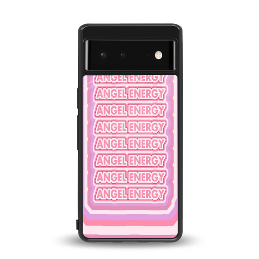 Angel Energy back phone cover | glass case for google pixel 6