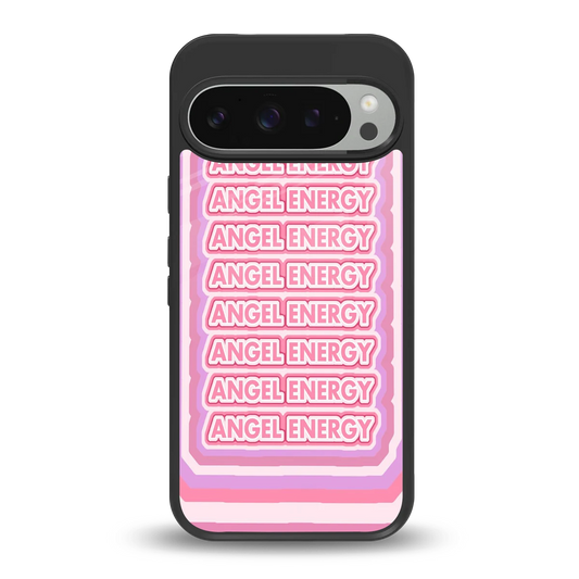 Angel Energy back phone cover | glass case for google pixel 9 pro xl