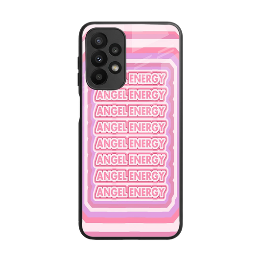 Angel Energy back phone cover | glass case for samsung galaxy a23
