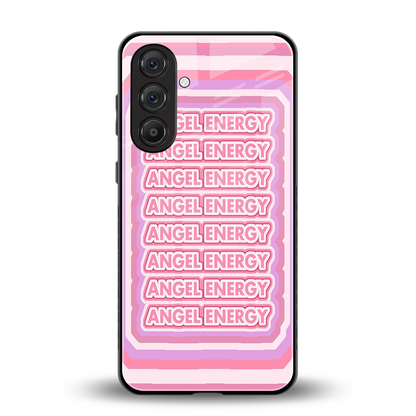 Angel Energy back phone cover | glass case for samsung galaxy m35 5g