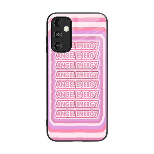 Angel Energy back phone cover | glass case for samsung galaxy m14 5g