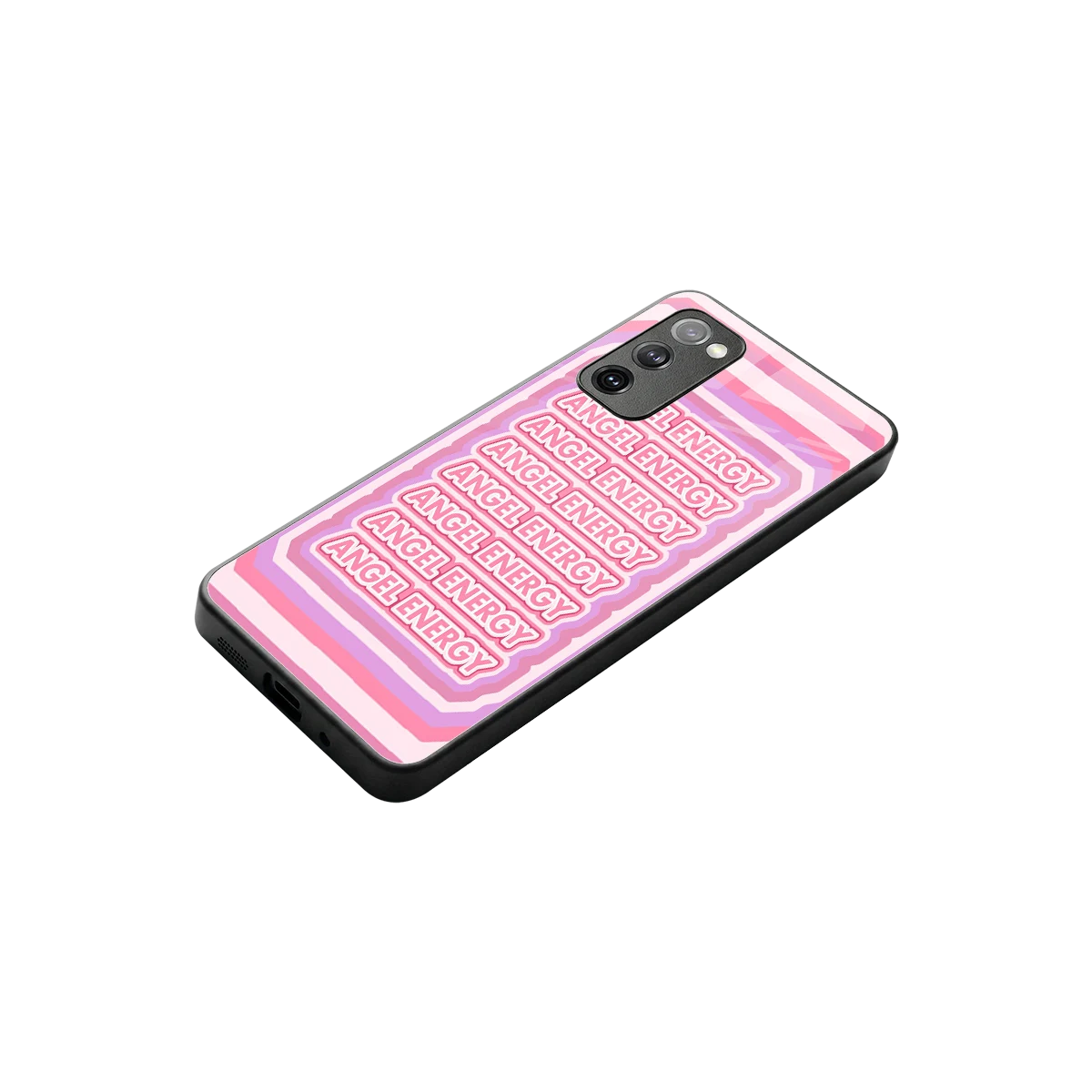 Angel Energy stylish phone case for samsung galaxy s20 fe | glossy glass and slim fit