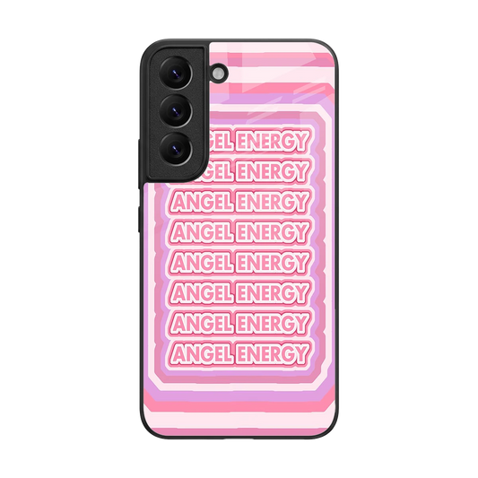 Angel Energy back phone cover | glass case for samsung galaxy s22
