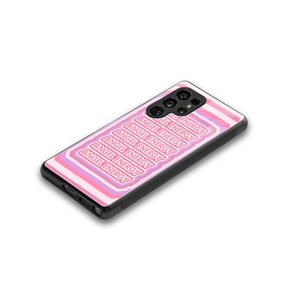 Angel Energy stylish phone case for samsung galaxy s26 ultra | glossy glass and slim fit