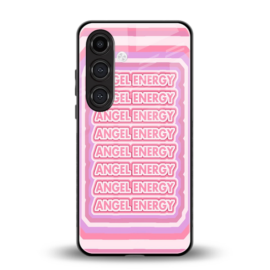Angel Energy back phone cover | glass case for samsung galaxy s23 plus