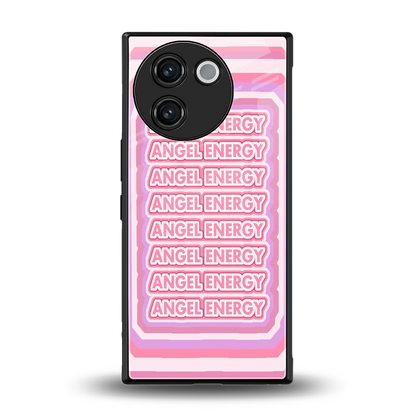 Angel Energy back phone cover | glass case for vivo v30e